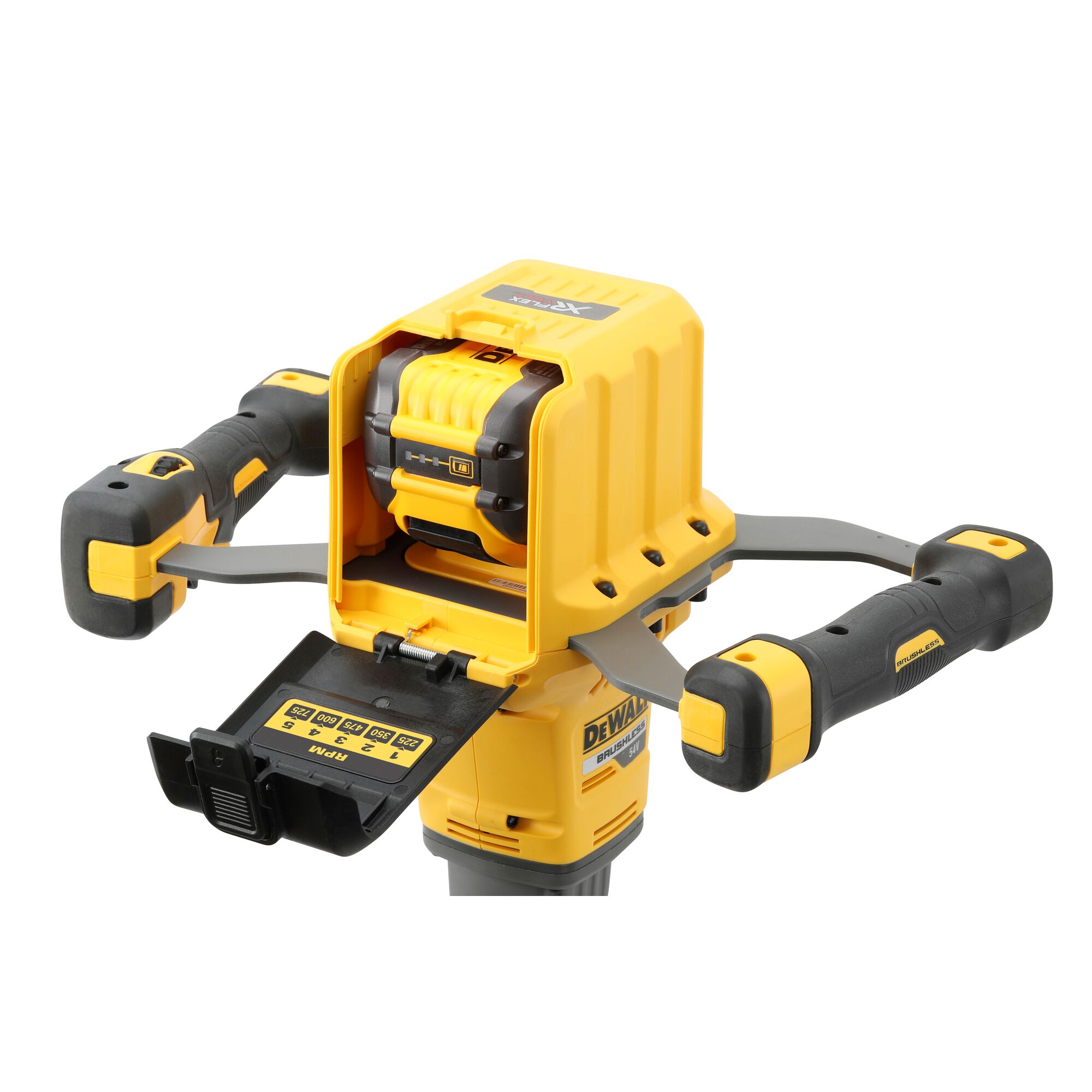 54V XR FLEXVOLT Paddle Mixer 2 X 9Ah DEWALT