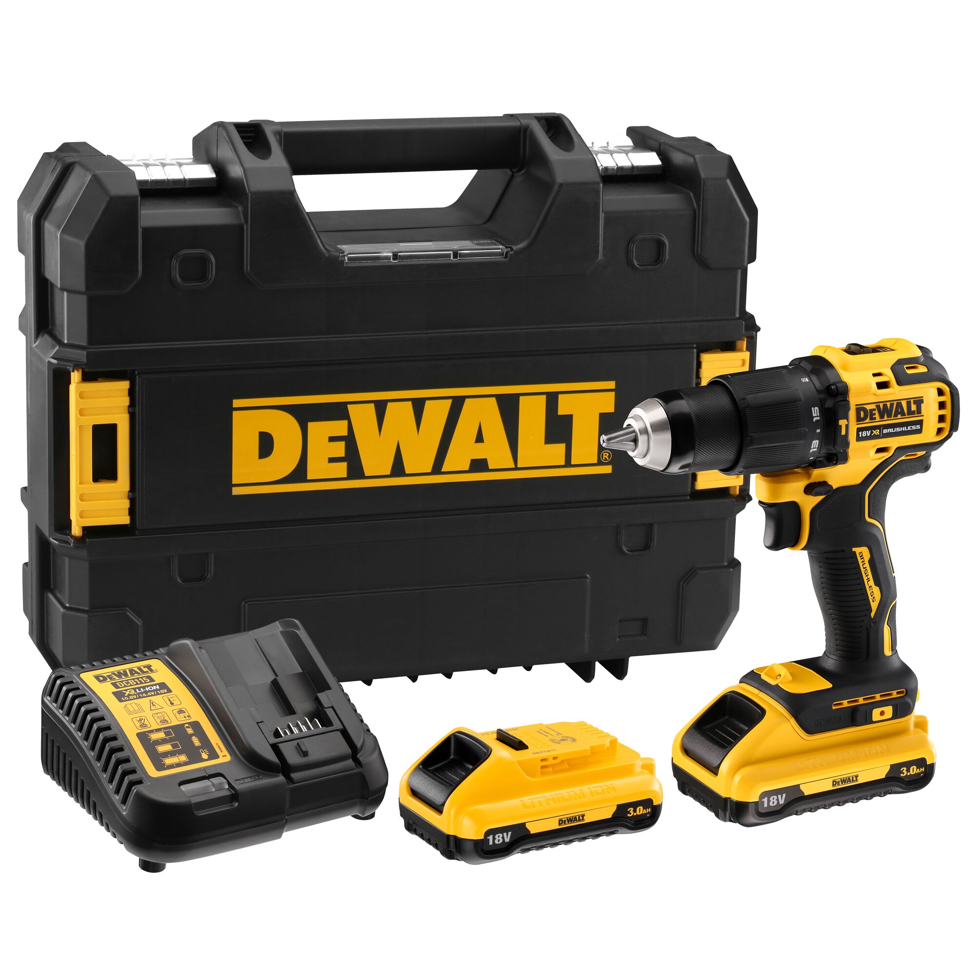 Set dewalt 18v deals brushless