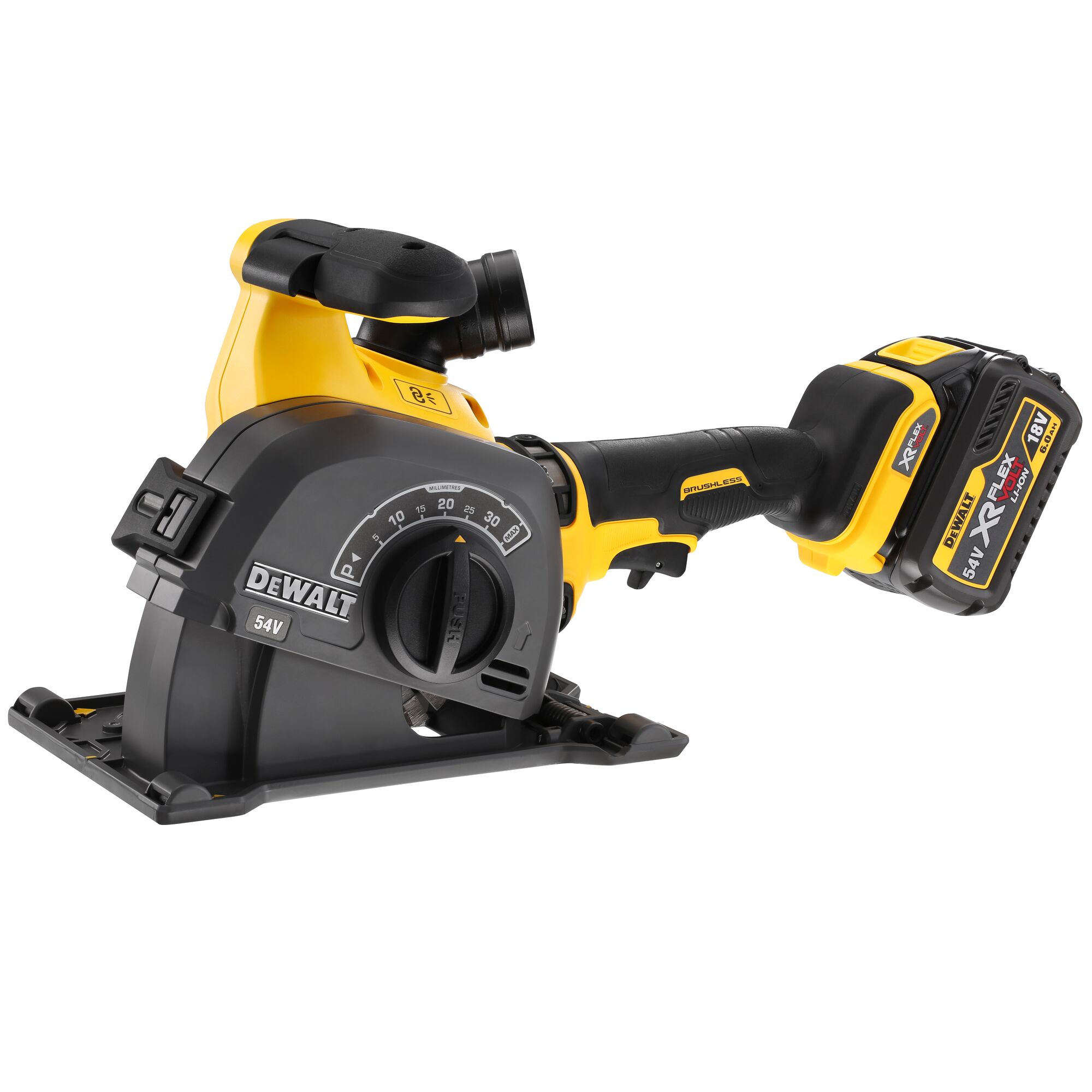 54V XR FLEXVOLT Wall Chaser 2 X 6Ah DEWALT