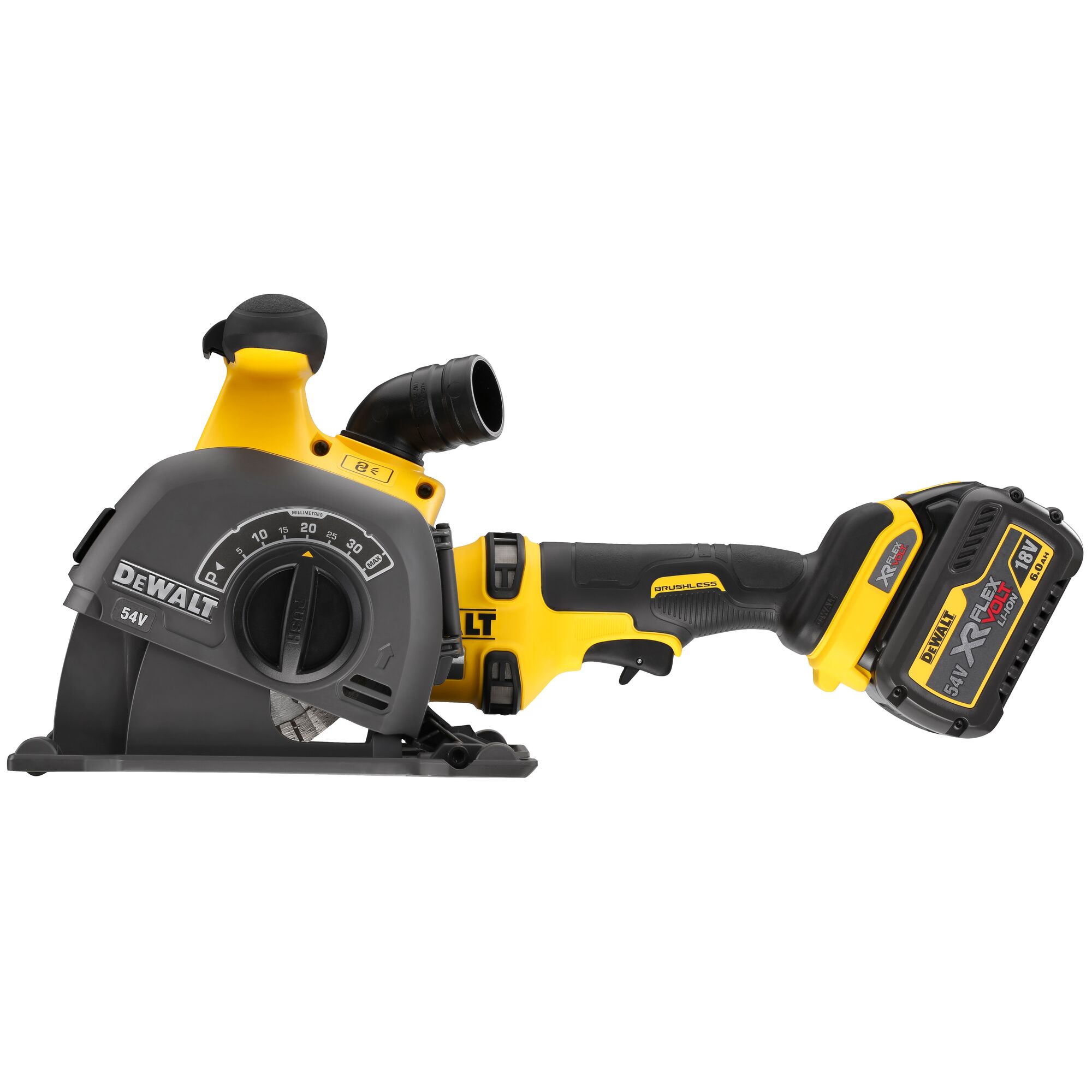 54V XR FLEXVOLT Wall Chaser 2 X 6Ah DEWALT