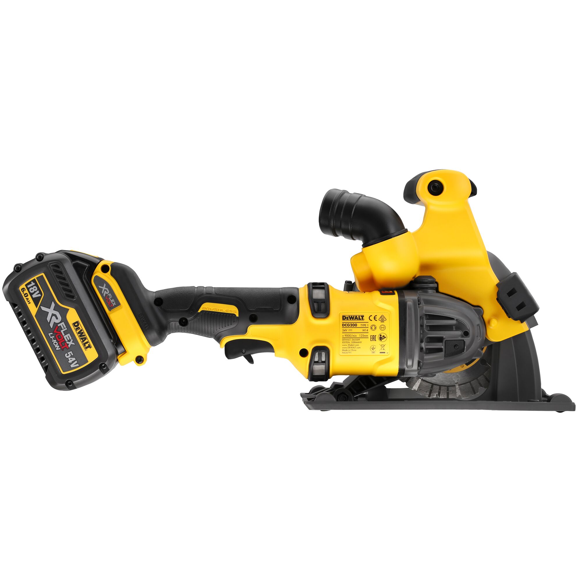 54V XR FLEXVOLT Wall Chaser 2 X 6Ah DEWALT