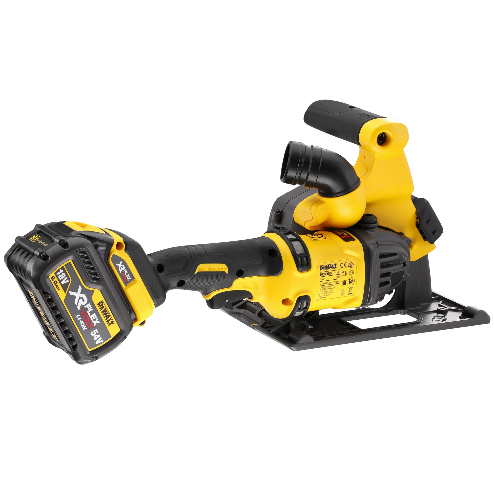 54V XR FLEXVOLT Wall Chaser 2 X 6Ah DEWALT