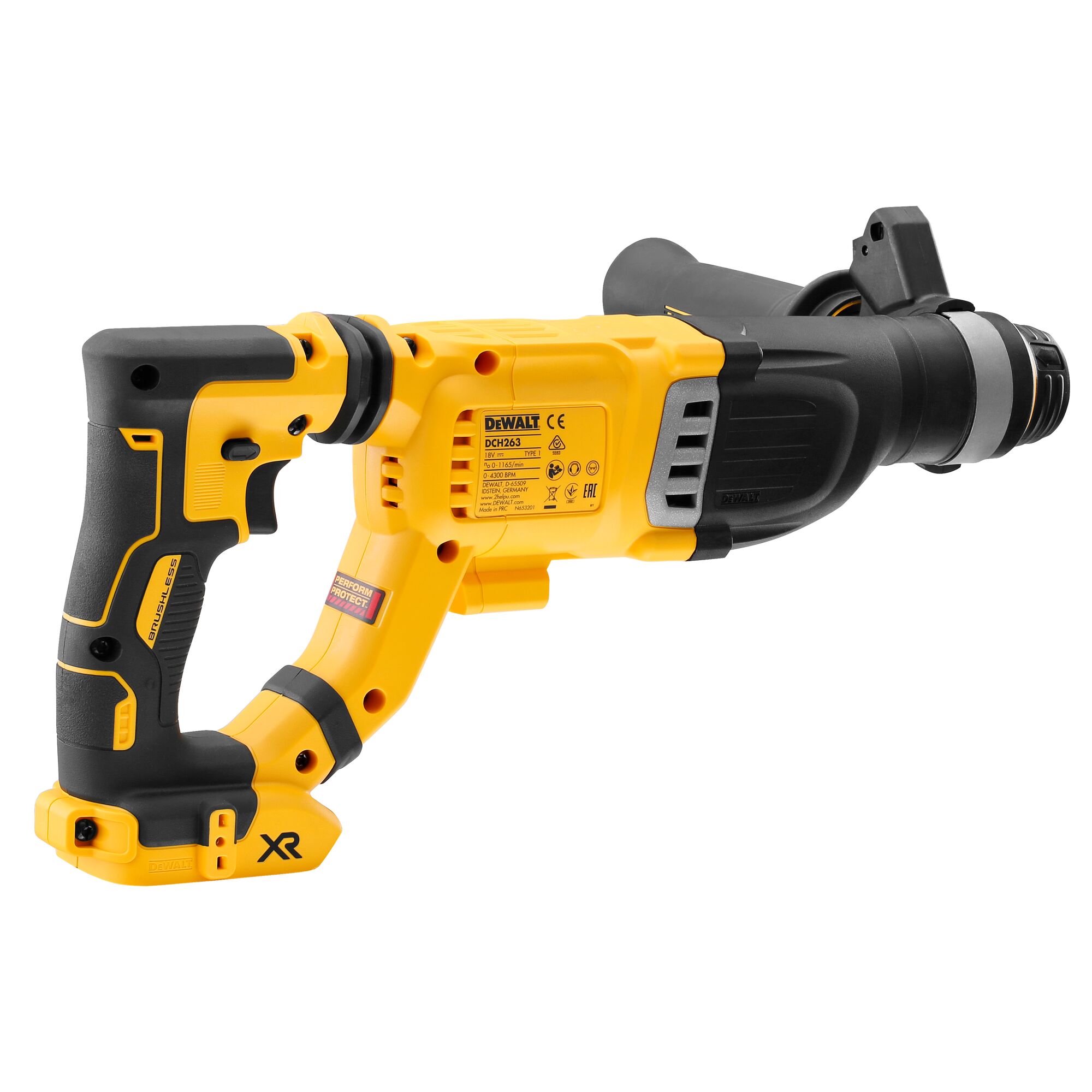 Dewalt 18v best sale sds brushless bare