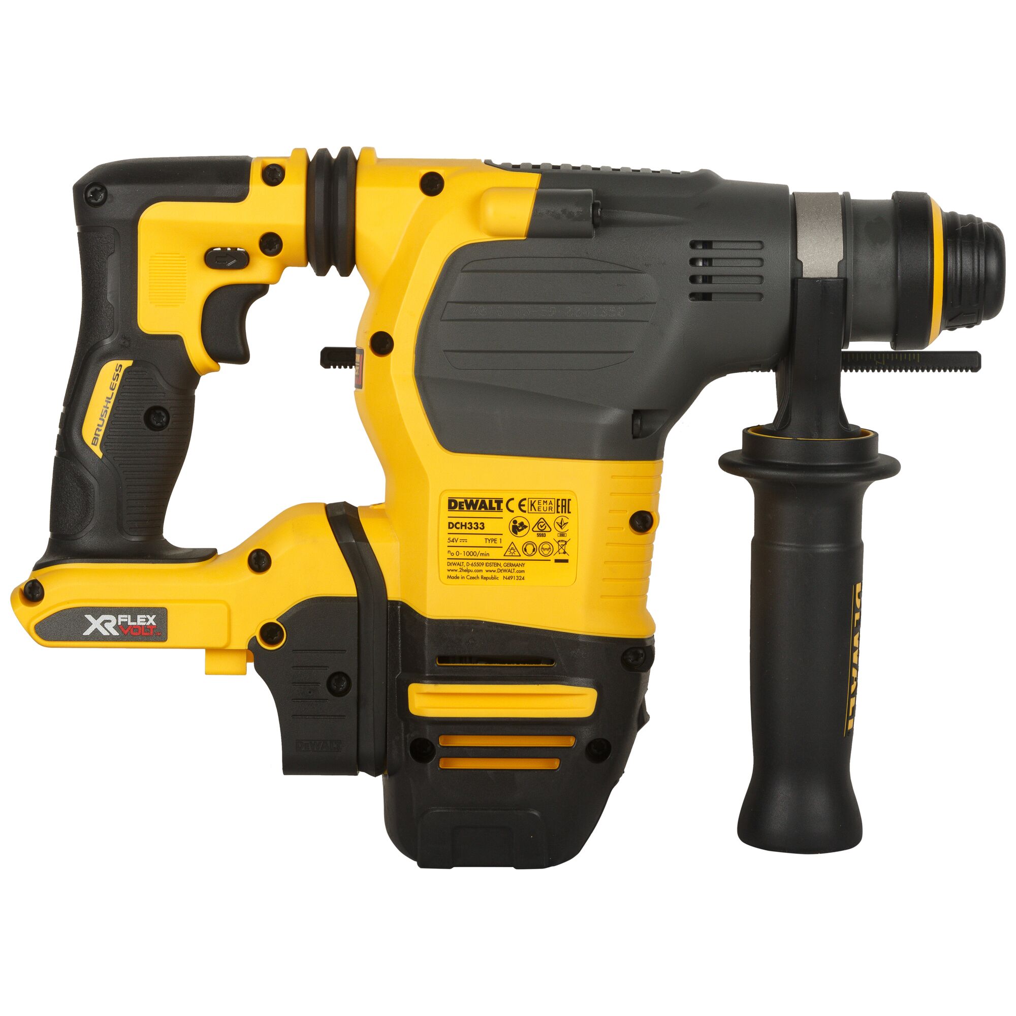 54V XR FLEXVOLT 30mm SDS Plus Hammer Drill Bare Unit DEWALT