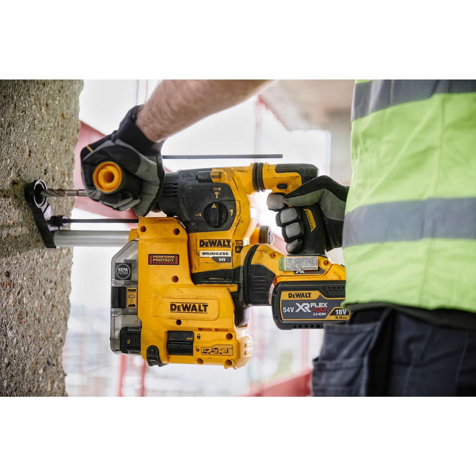 Dewalt sds deals hammer drill 54v