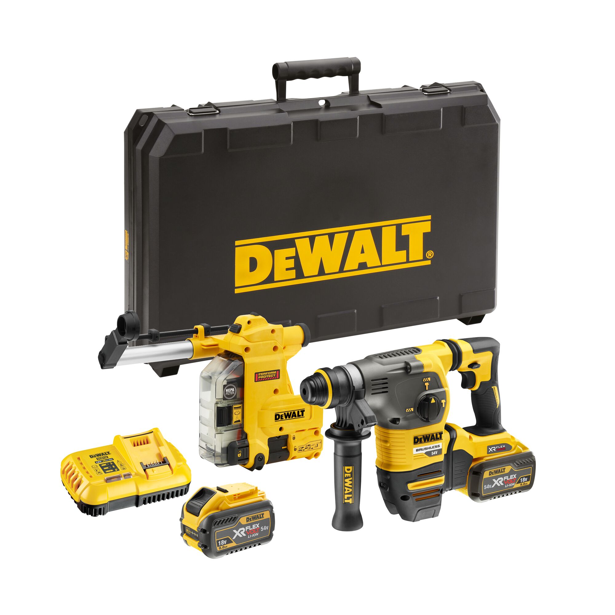 Dewalt 54v best sale sds plus