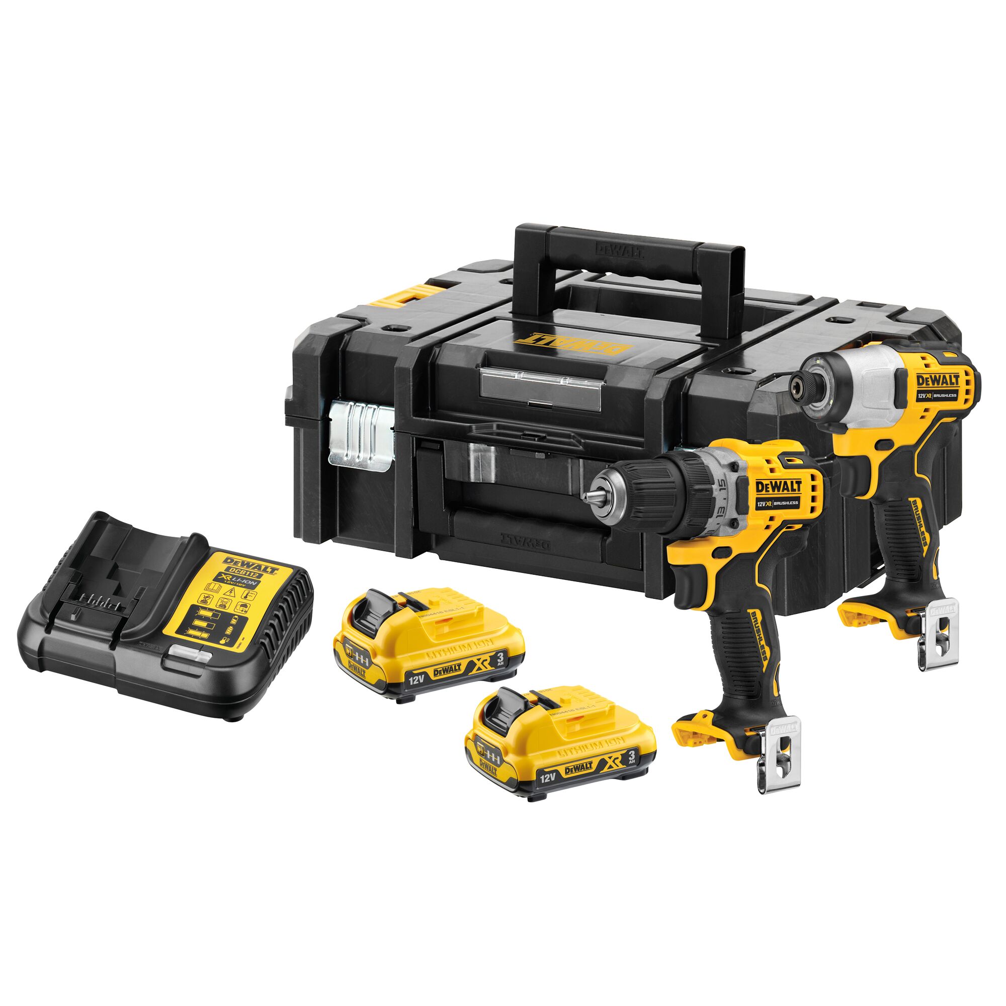 12V XR Brushless Twin Kit 2 X 3Ah DEWALT