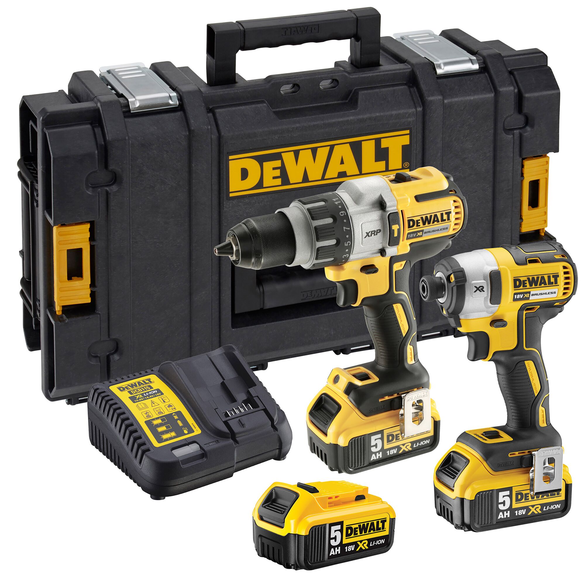 Dewalt 18v brushless store twin pack