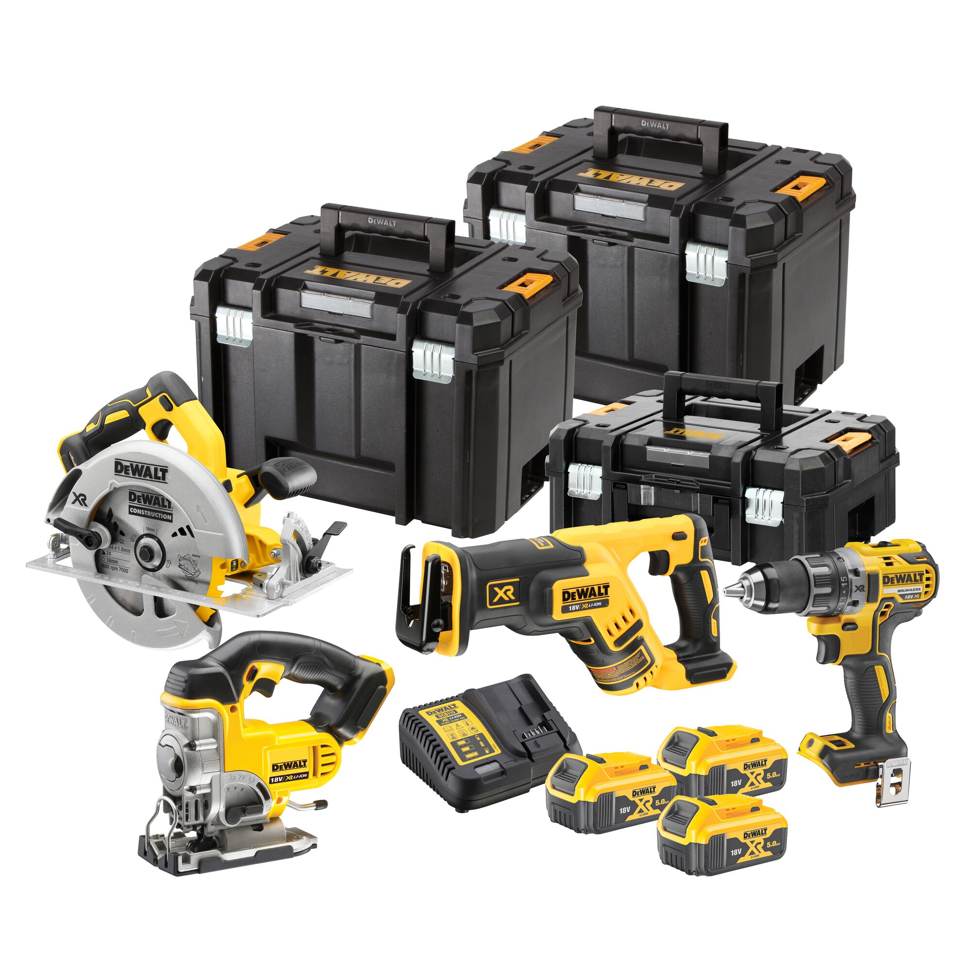 Dewalt 6 deals piece kit 5ah