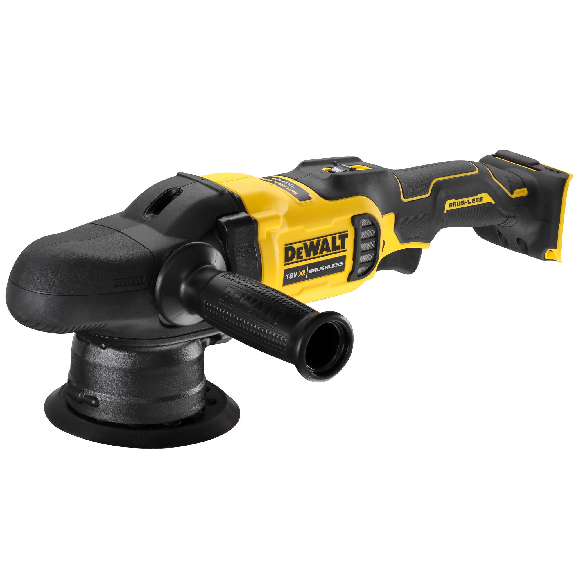 18V XR Brushless 125mm Dual Action Polisher Bare Unit DEWALT