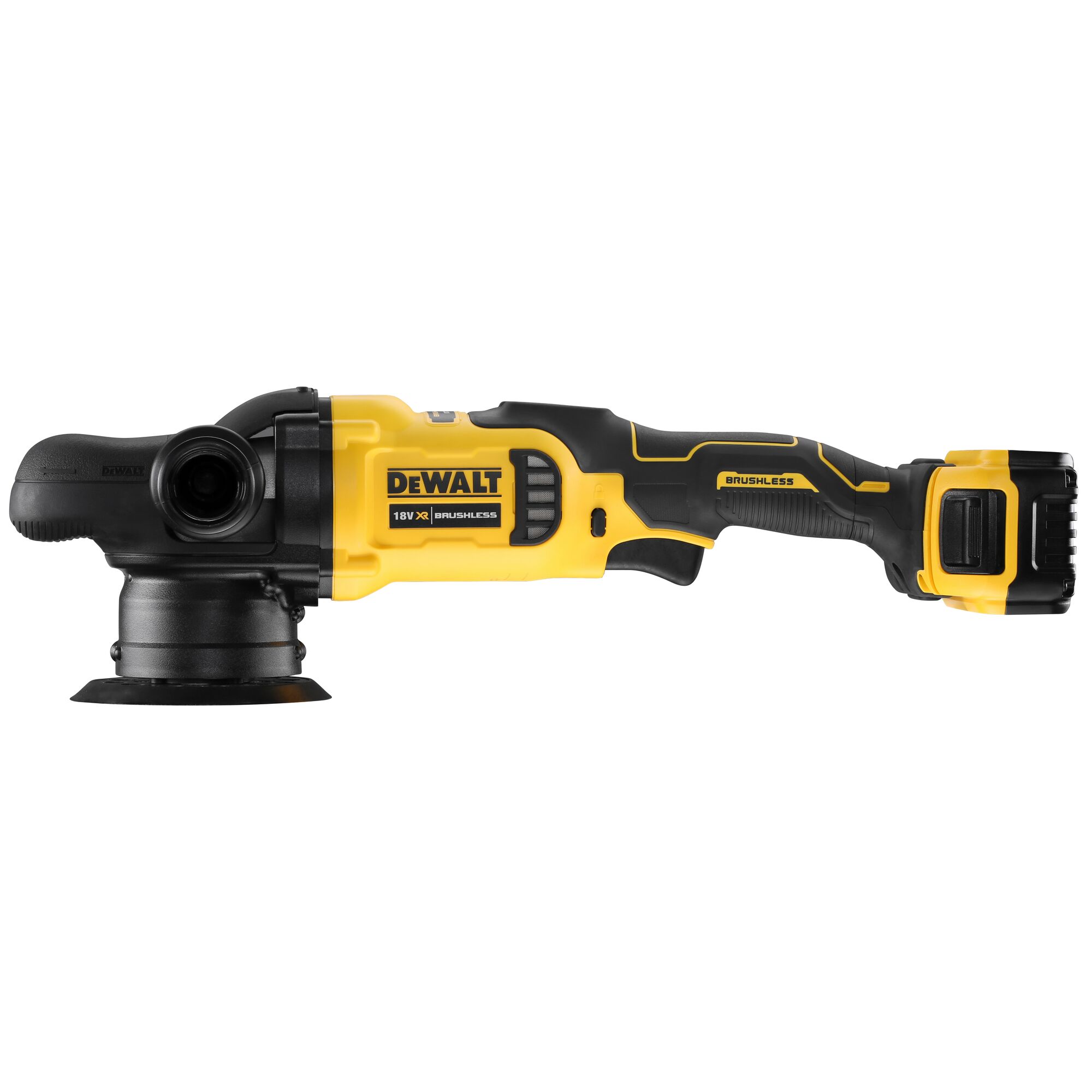 18V XR Brushless 125mm Dual Action Polisher 2 X 5Ah DEWALT