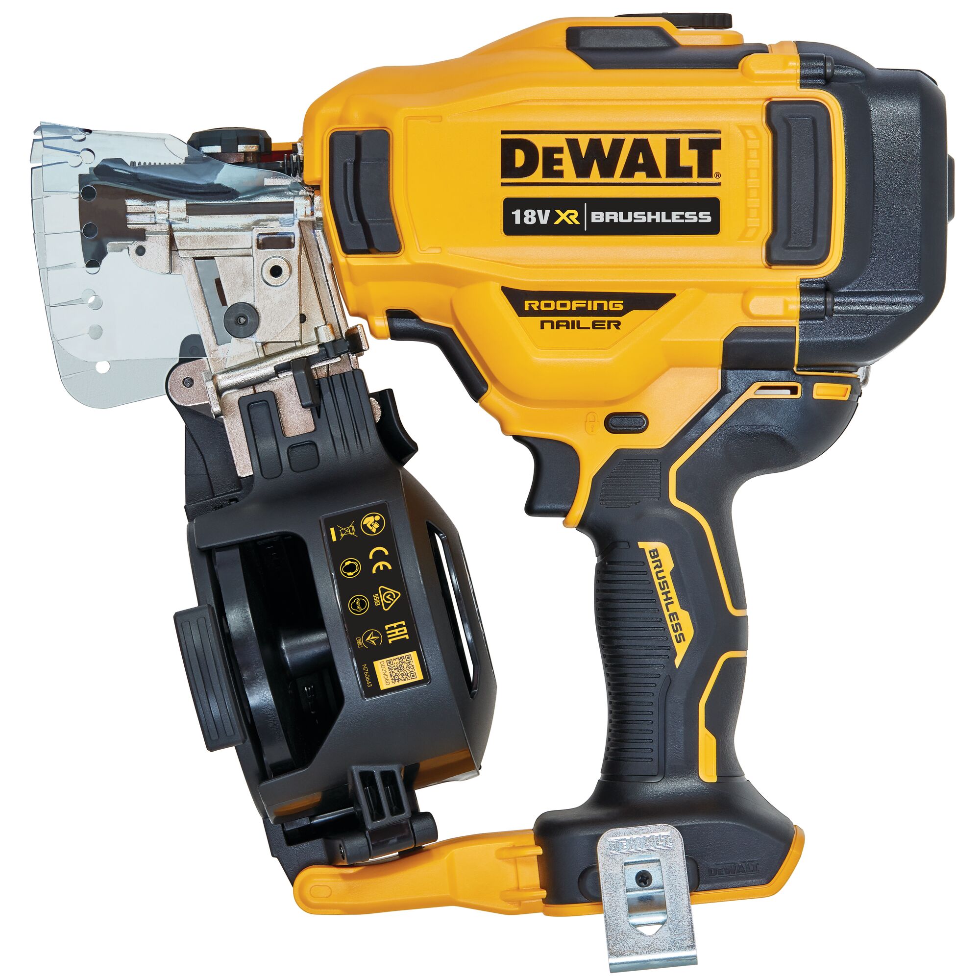 Dewalt battery deals powered roofing nailer