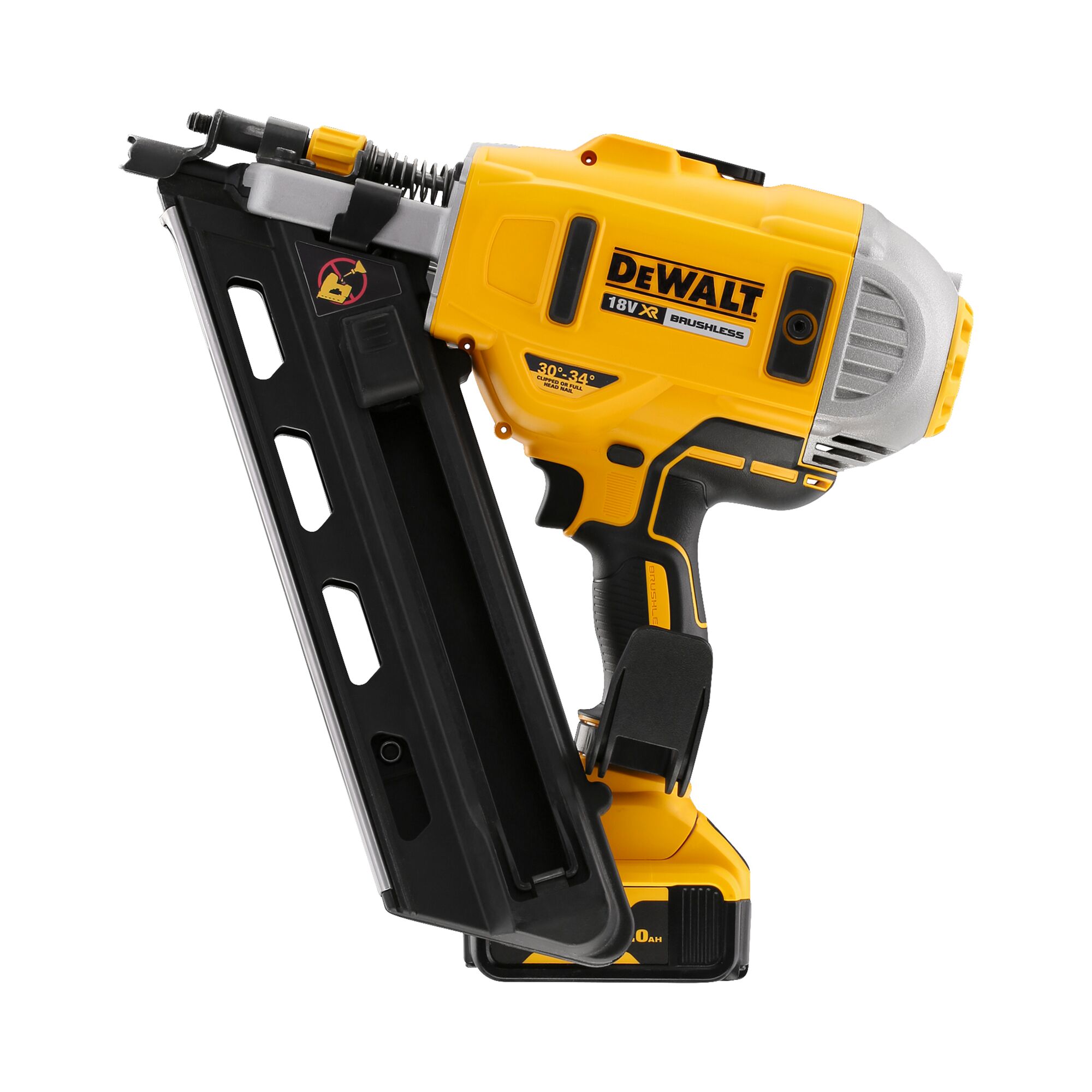 18V XR Brushless Framing Nailer 2 X 5Ah DEWALT