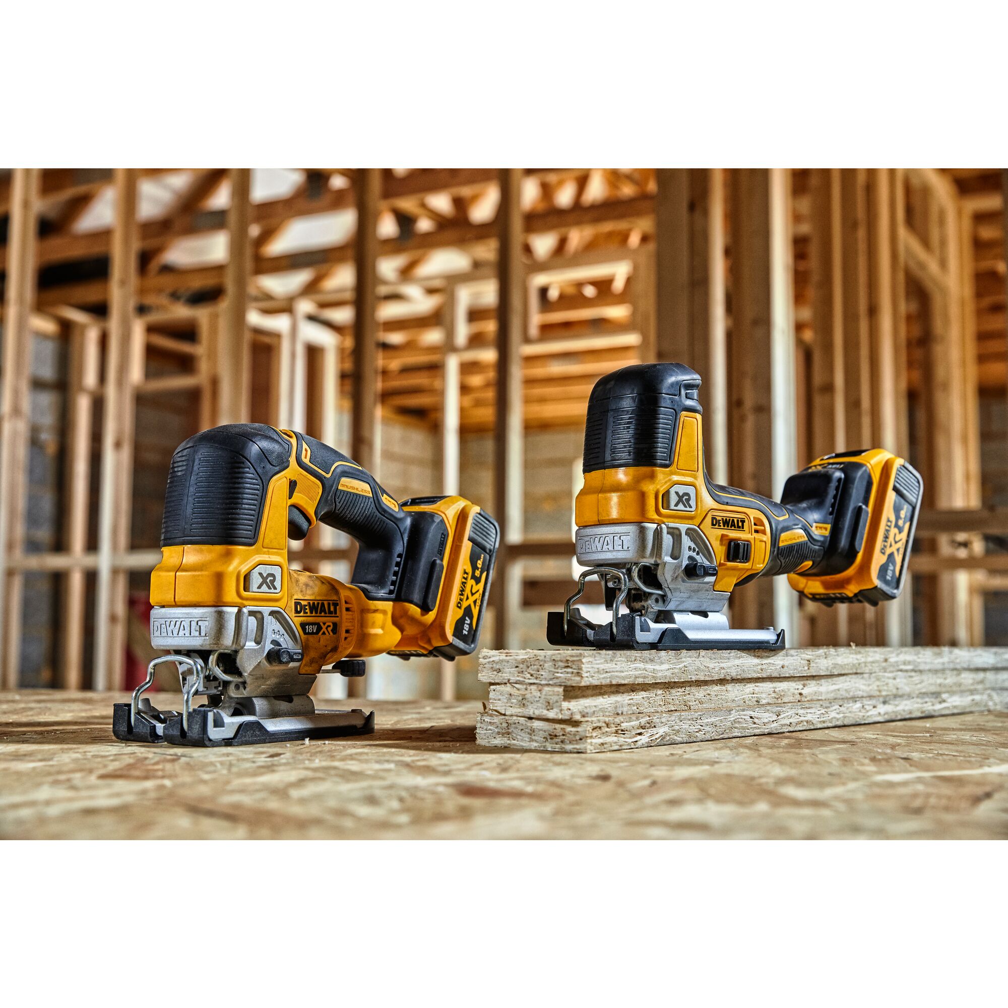 18V XR Brushless Jigsaw 2 X 5 Ah DEWALT