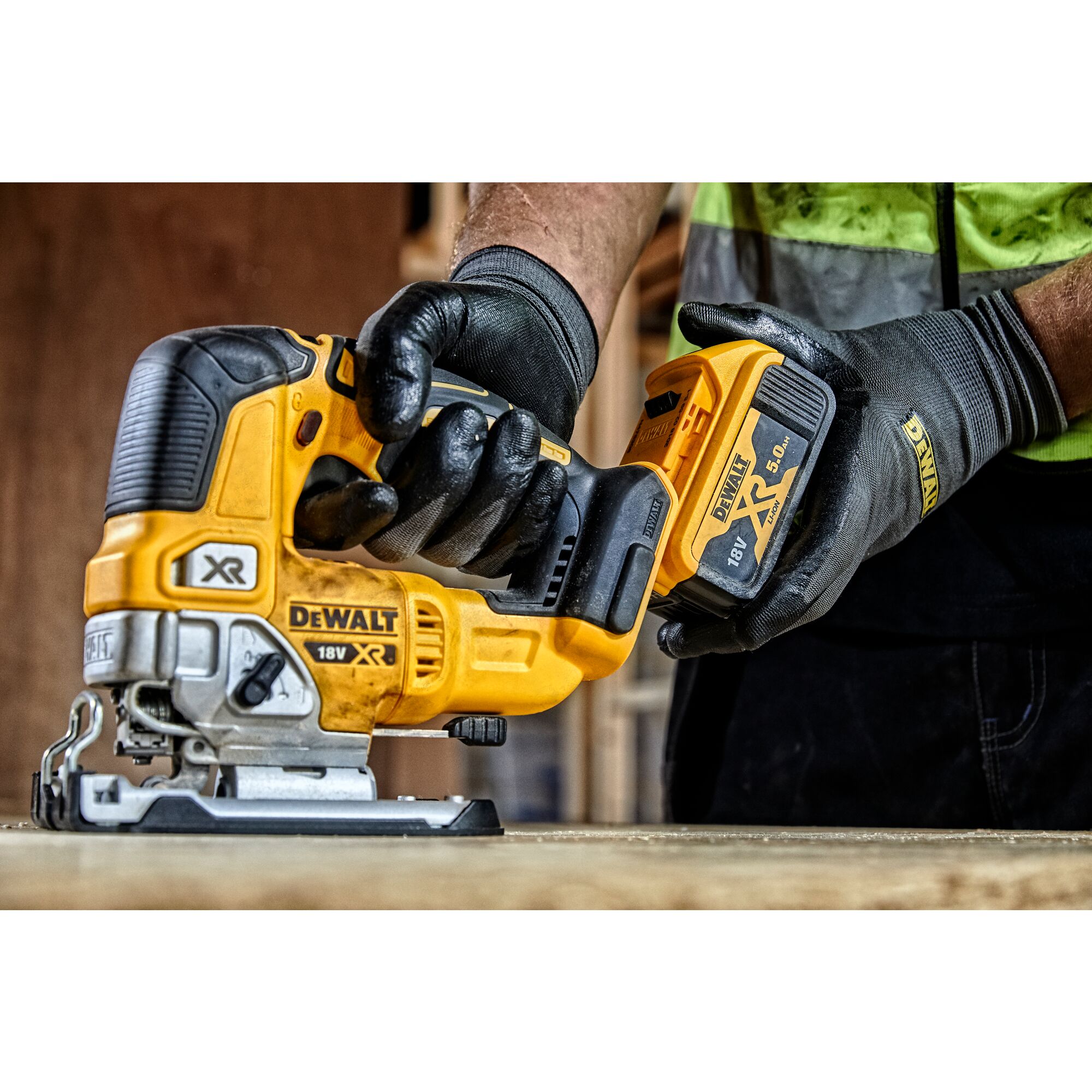 18V XR Brushless Jigsaw 2 X 5 Ah DEWALT