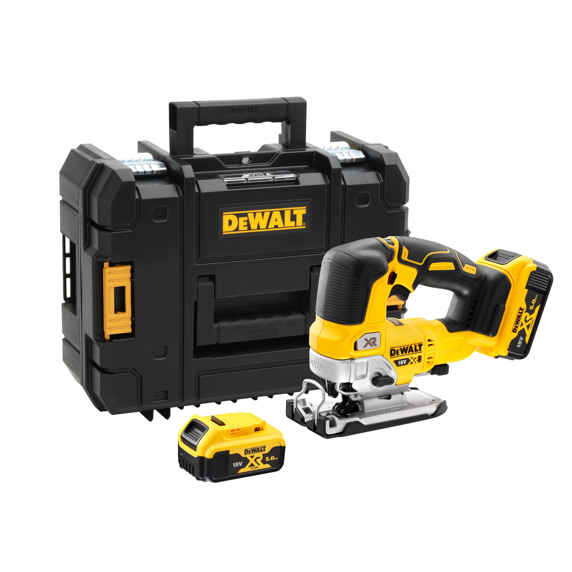 18V XR Brushless Jigsaw 2 X 5 Ah DEWALT