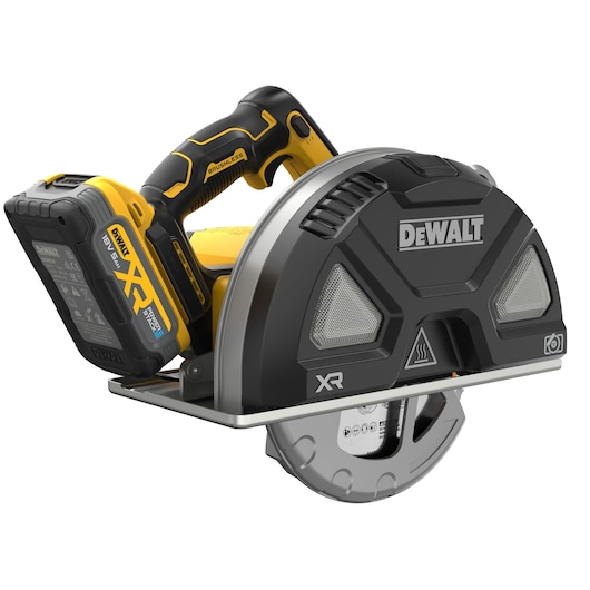 XR metal cutting circular saw with Powerstack 5.0AH battery