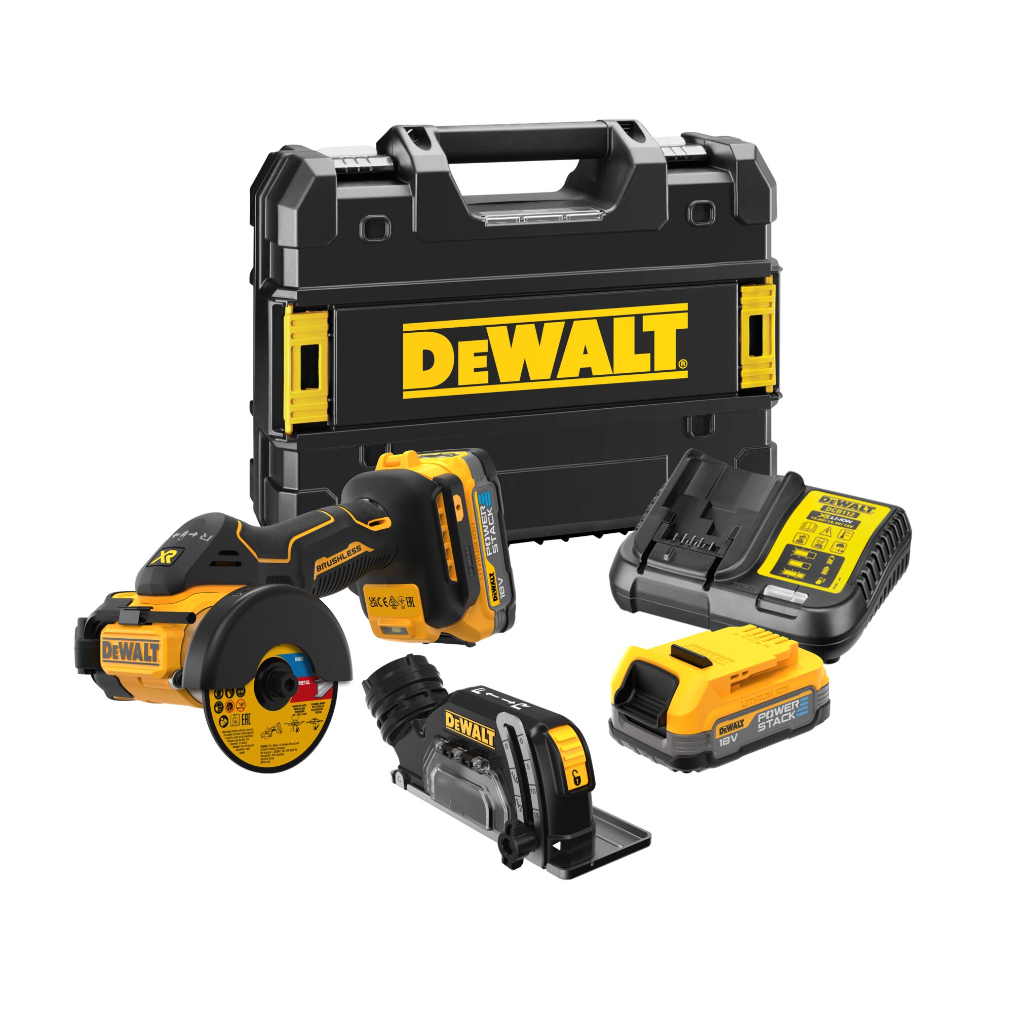 18V XR Brushless 76MM Cut Off Tool 1 X POWERSTACK DEWALT