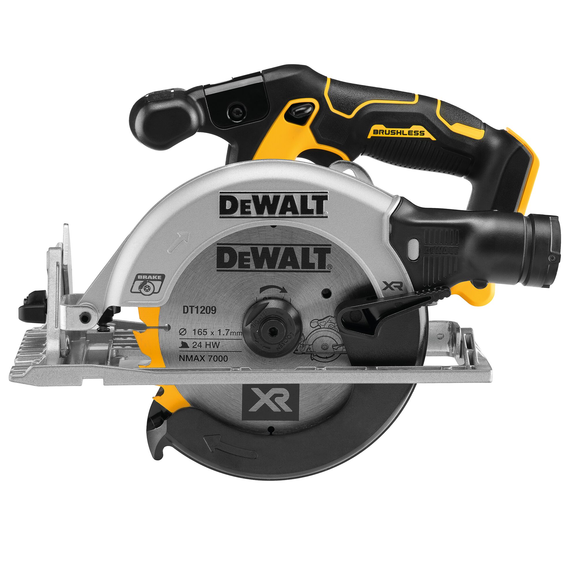 18V XR 165mm Circular Saw Bare Unit DEWALT