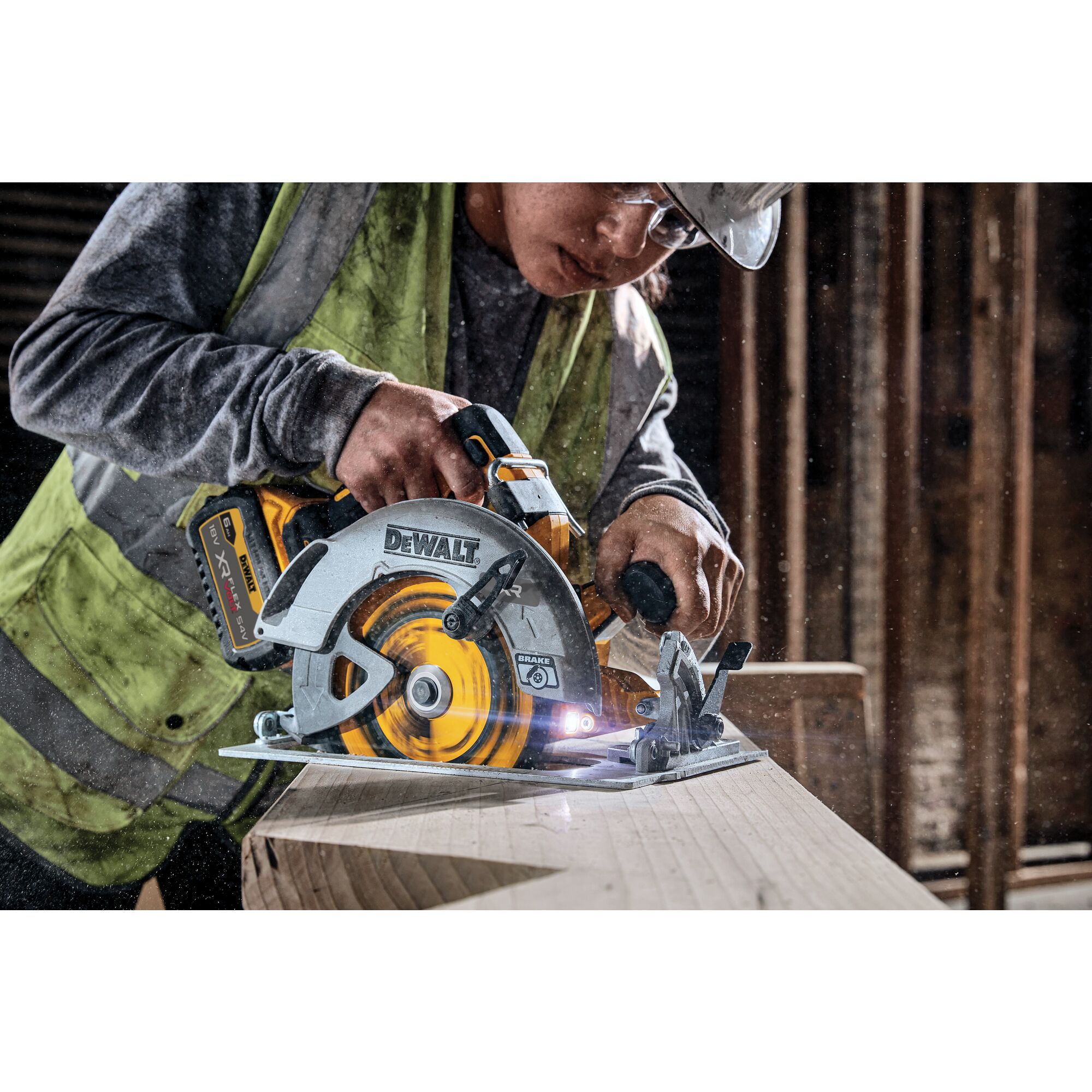 18V XR Brushless 190mm Circular Saw Bare Unit in TSTAK DEWALT