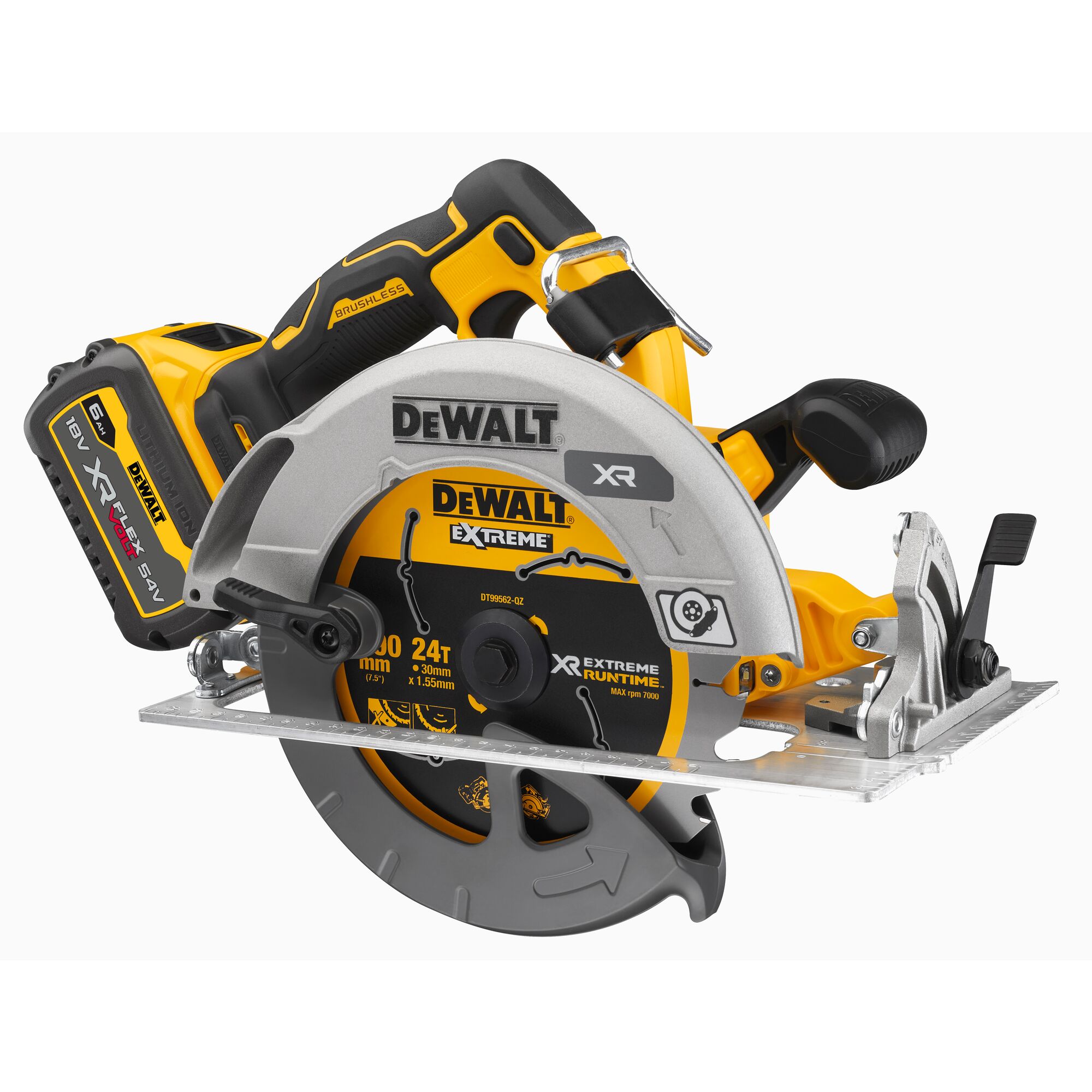 18V XR Brushless 190mm Circular Saw 1 X 6Ah DEWALT