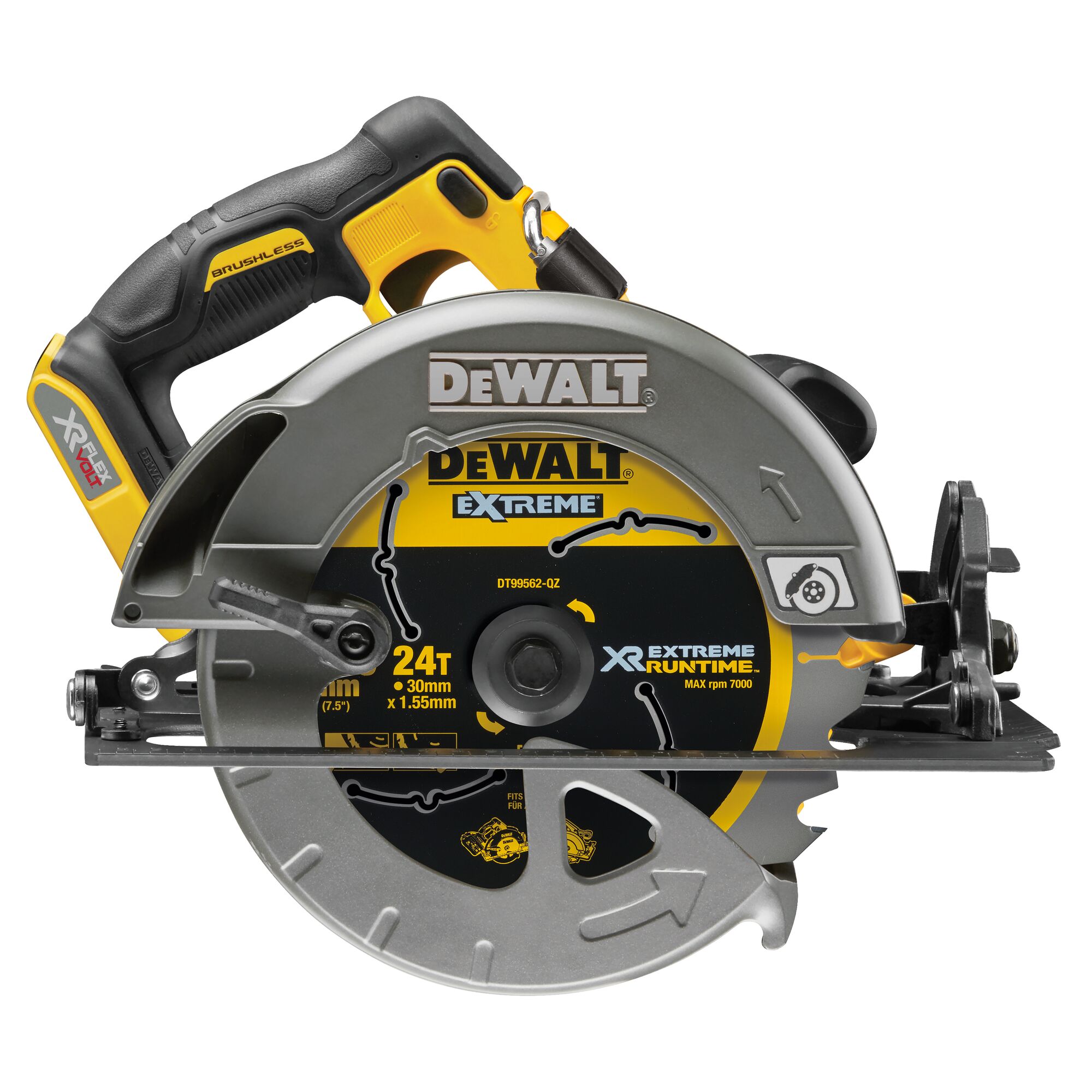 54V XR FLEXVOLT Circular Saw 190 mm Bare Unit DEWALT