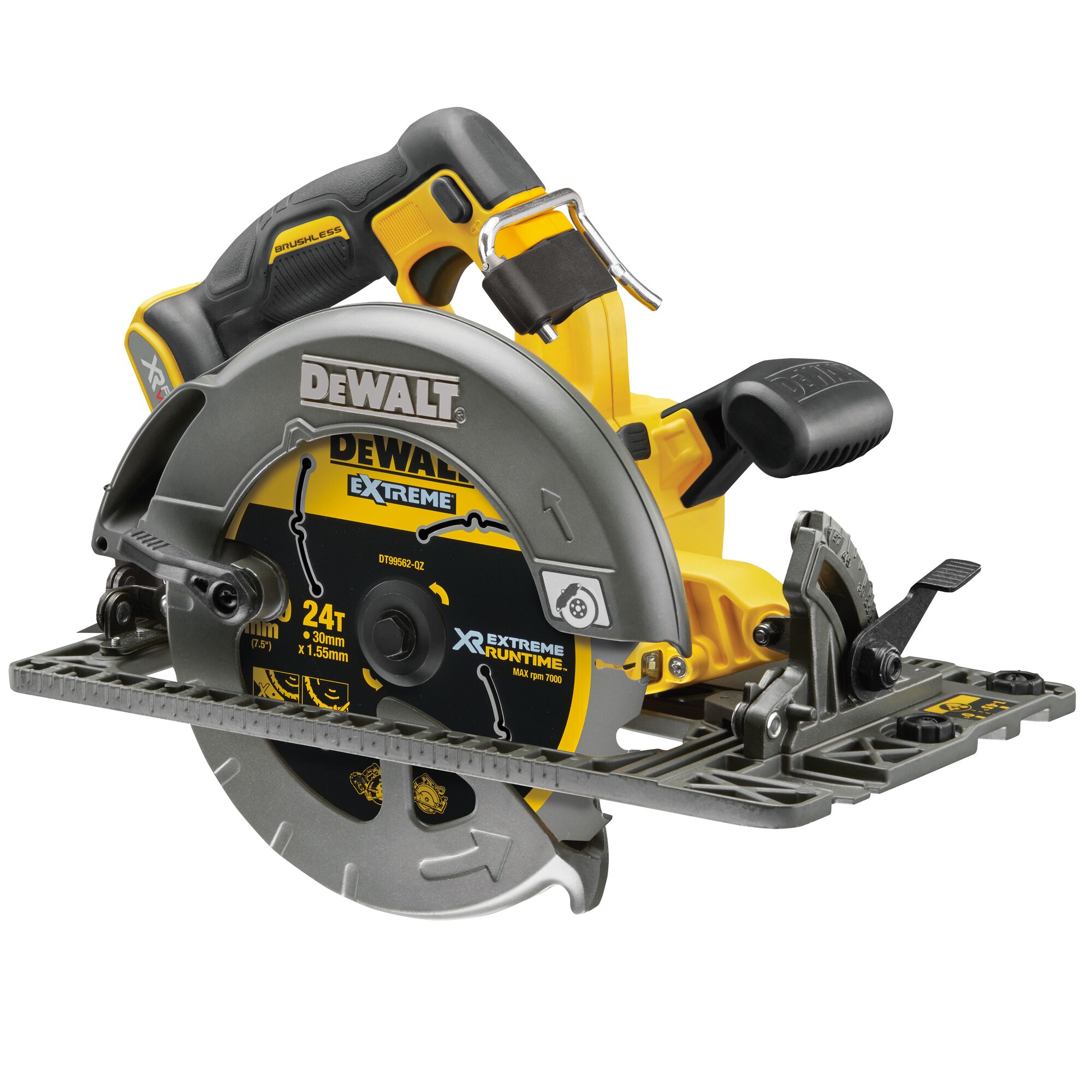 54V XR FLEXVOLT Rail Compatible Circular Saw 190 mm Bare Unit