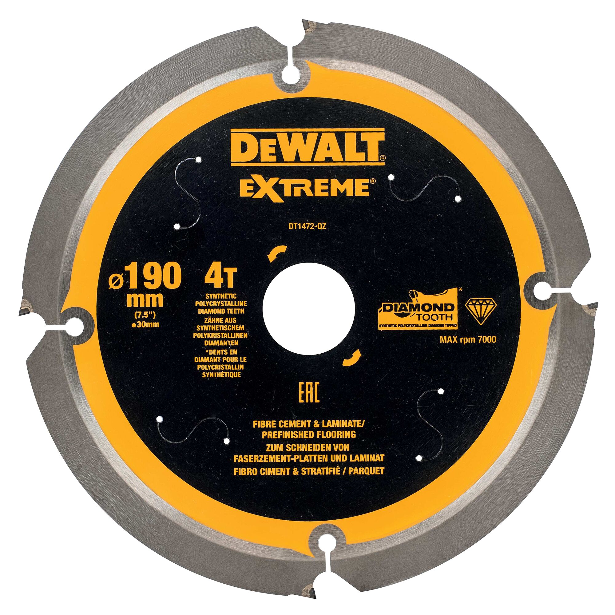 Dewalt 190mm online blade