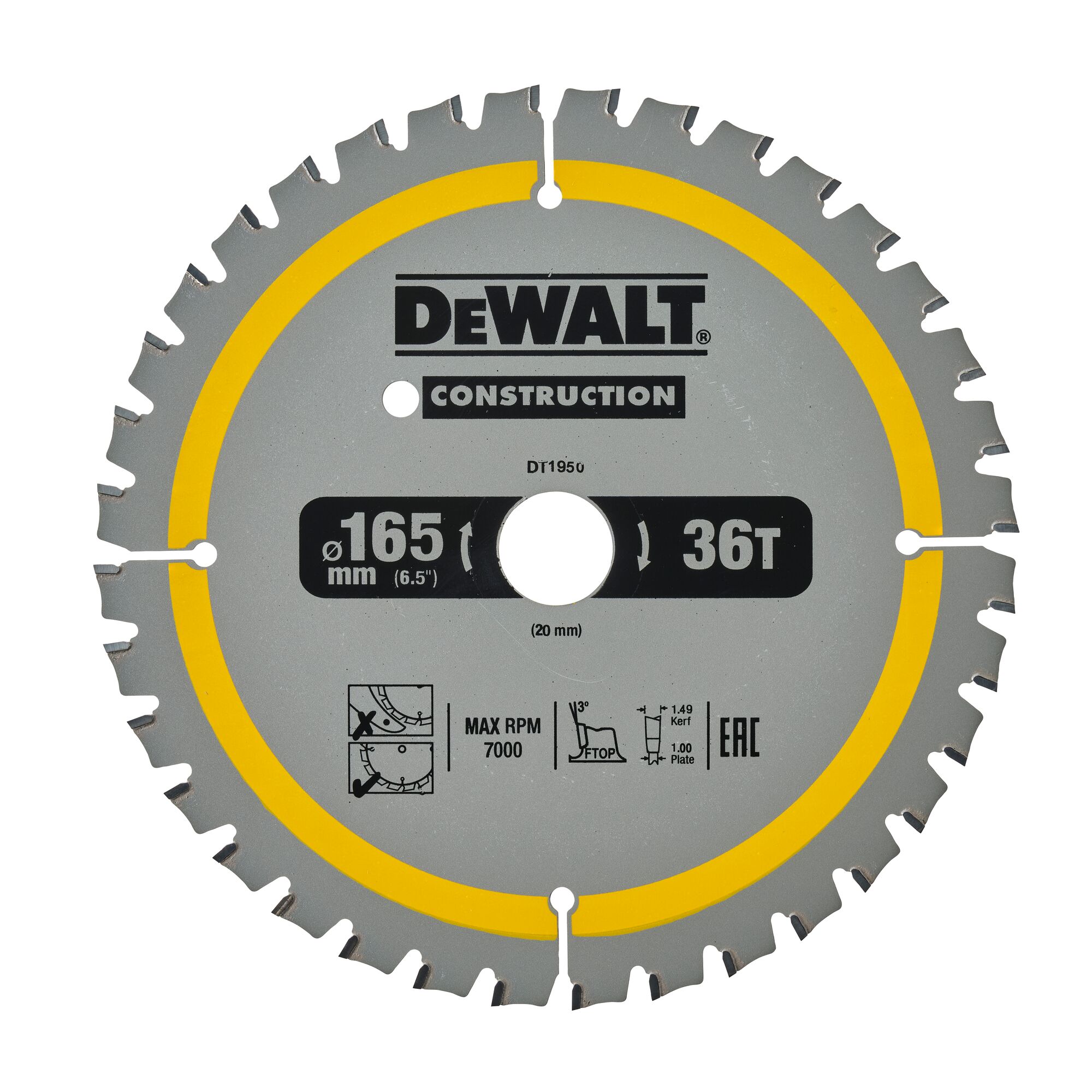 Dewalt 165 circular discount saw