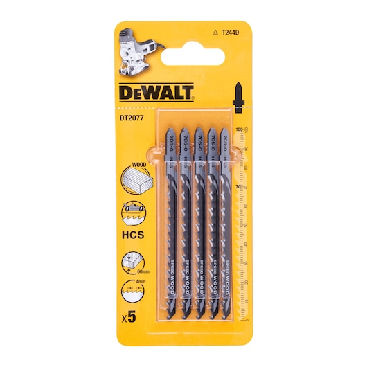 5x Jigsaw Blades in pack