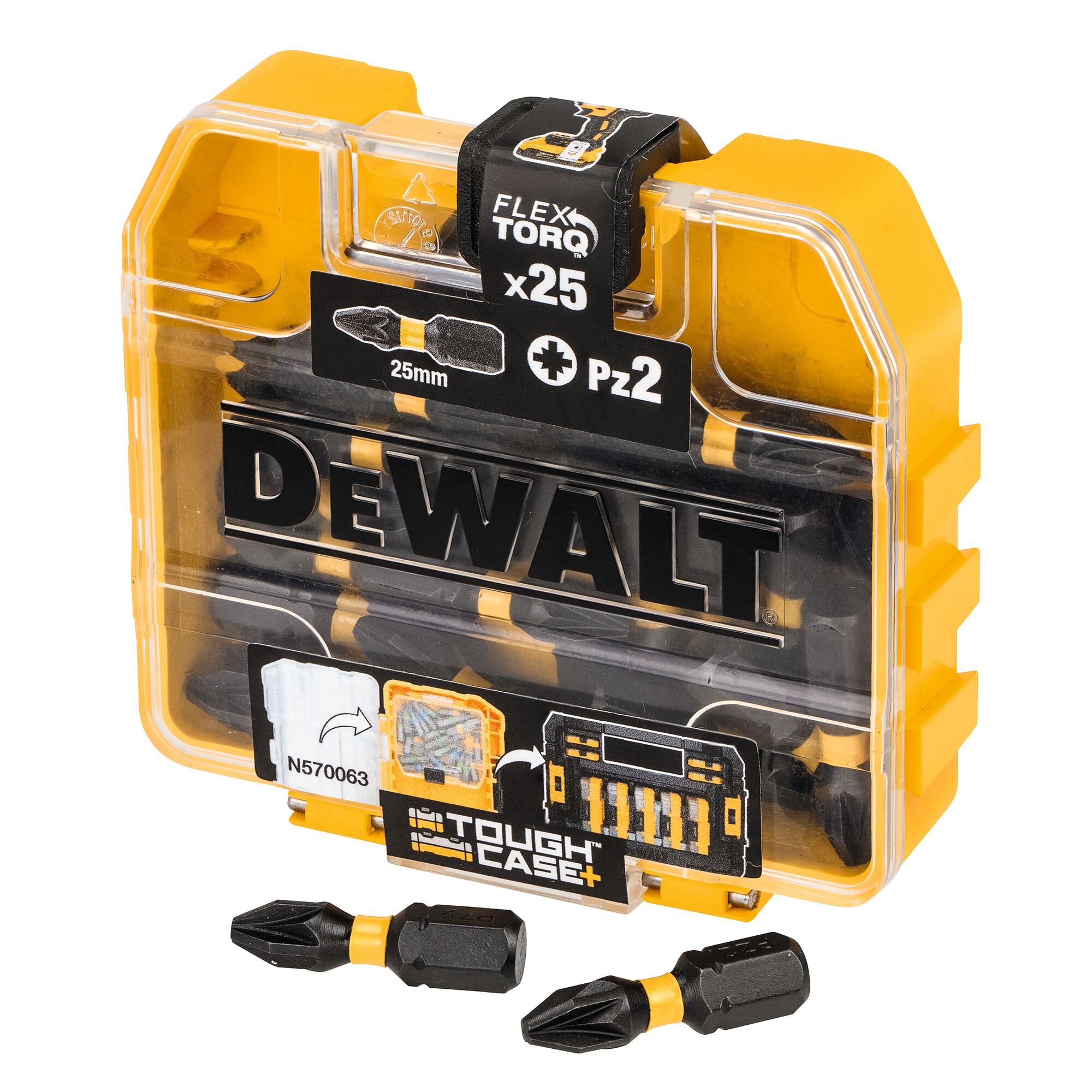 Extreme FLEXTORQ Small Bulk Storage 25pc Set PZ2 25mm DEWALT