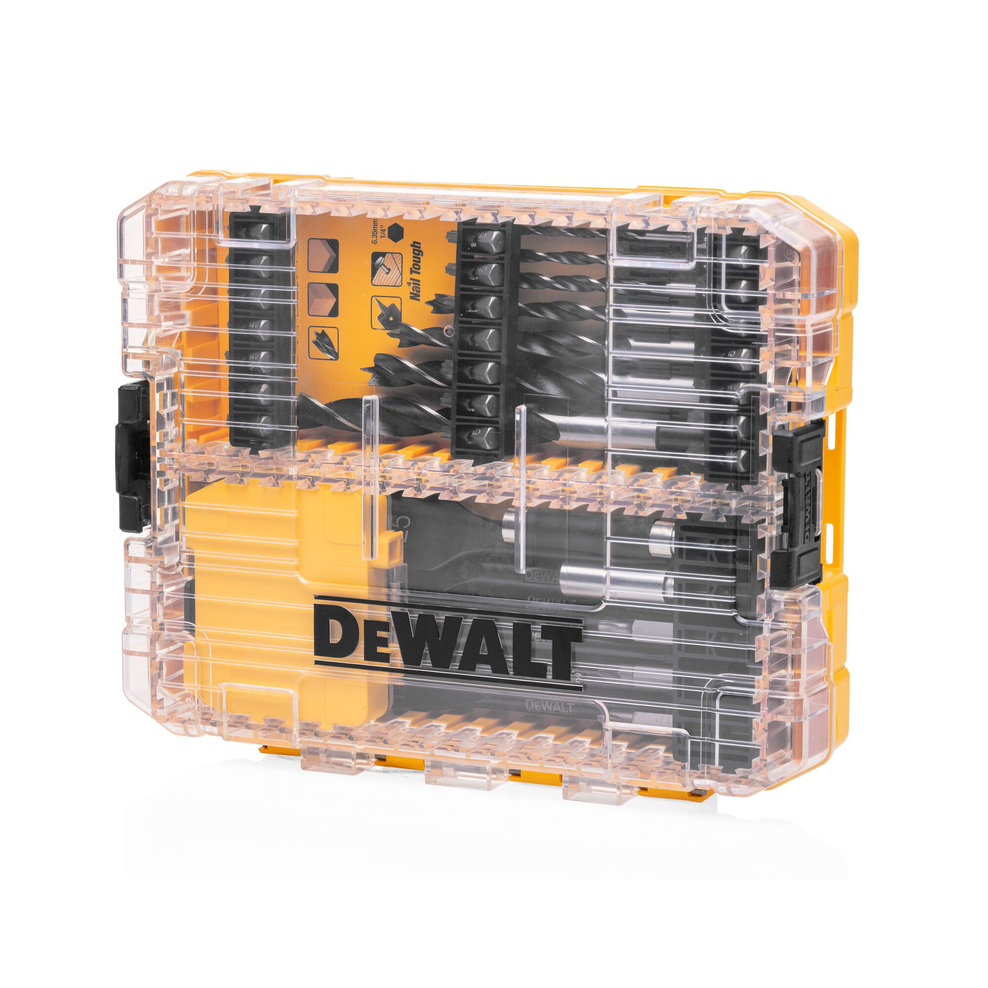 DEWALT Right Angle Attachment, Impact Ready (DWARA120) and DEWALT Pivot Bit  Holder Set, 14-Piece (DWPVTC14)