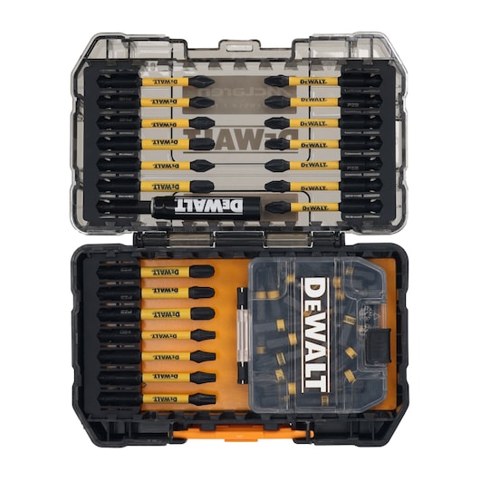 DEWALT x McLaren F1 Team Special Edition  29 Piece Small Tough Case open case