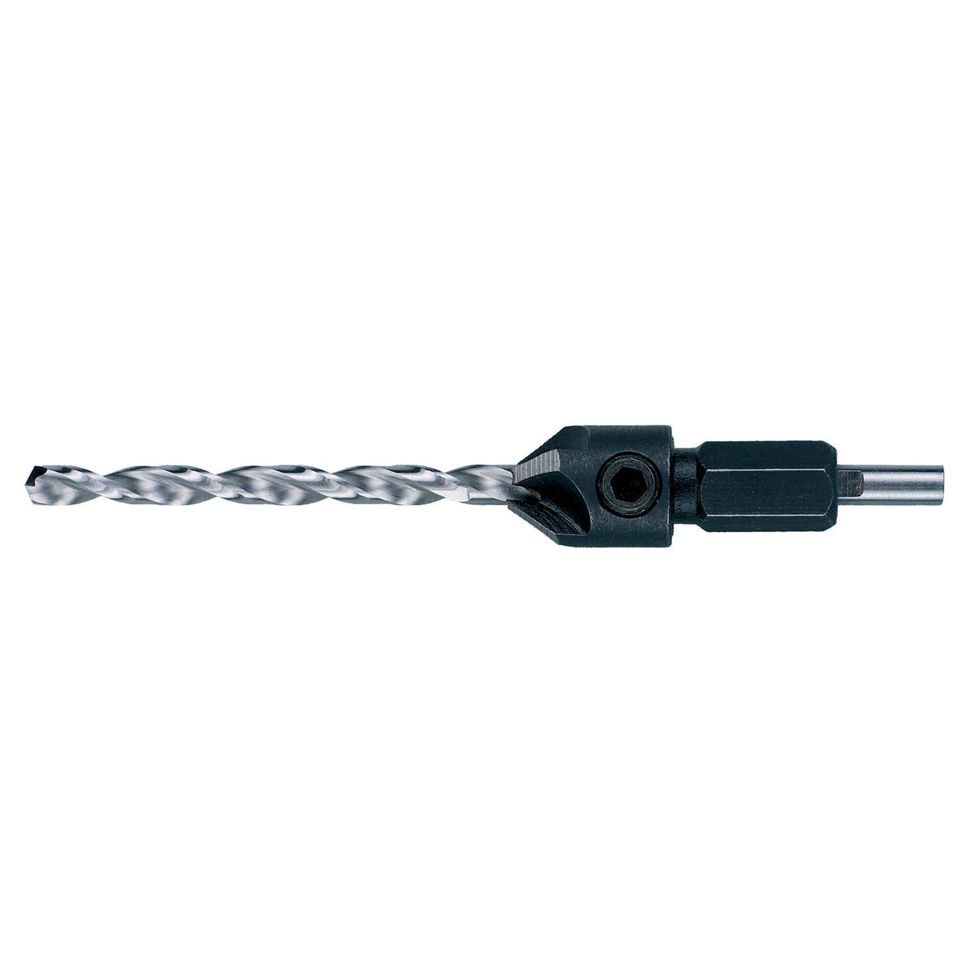 Pilot drill bit store & countersink