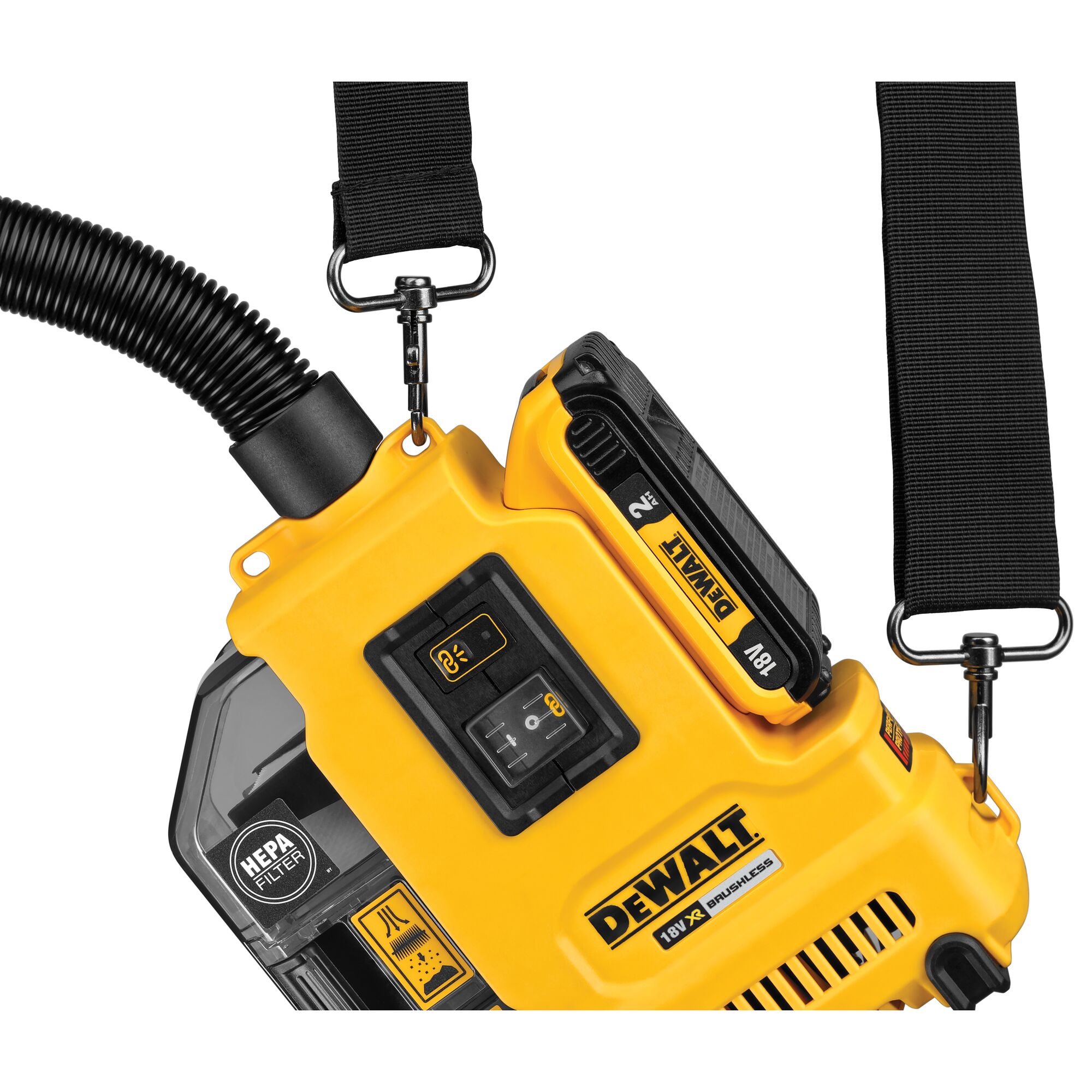 18V XR Universal Dust Extractor 1 X 2Ah DEWALT