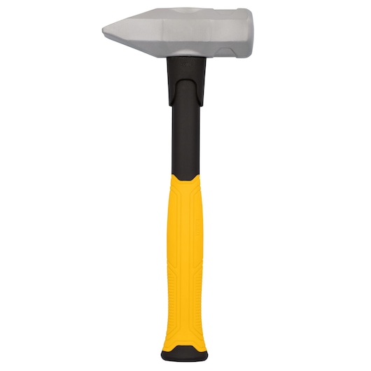 Rear profile view of DEWALT 4LB blacksmith hammer on white