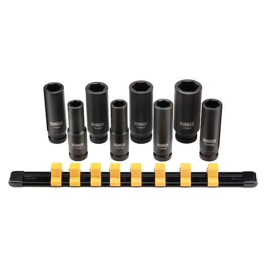 1/2" 6-point Impact Socket Set (8 pcs.)