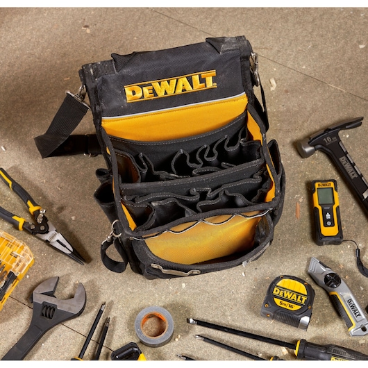 soft tool organizer empty and all the tools outside